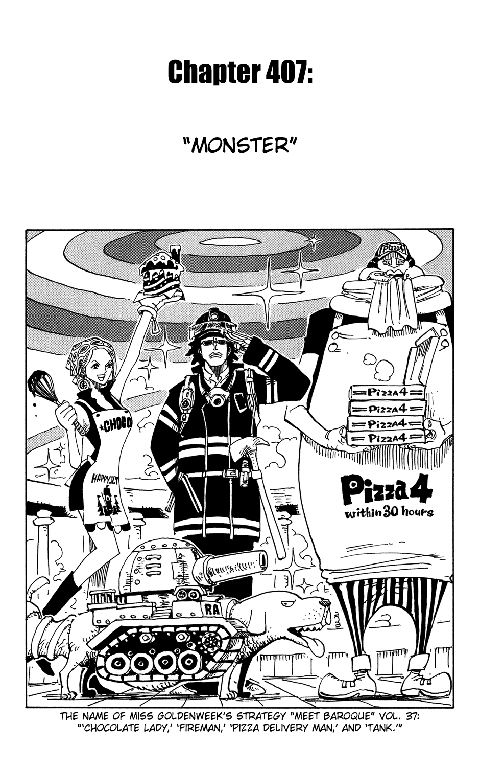 One Piece, Chapter 407 image 01